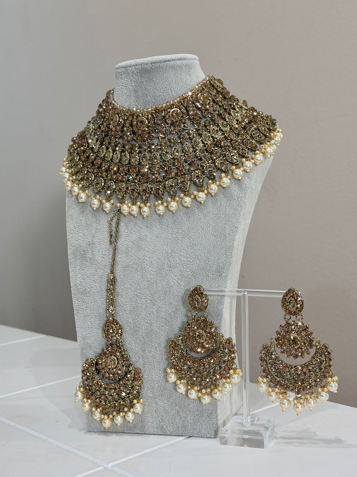 Gold LCT Bridal Jewellery Set