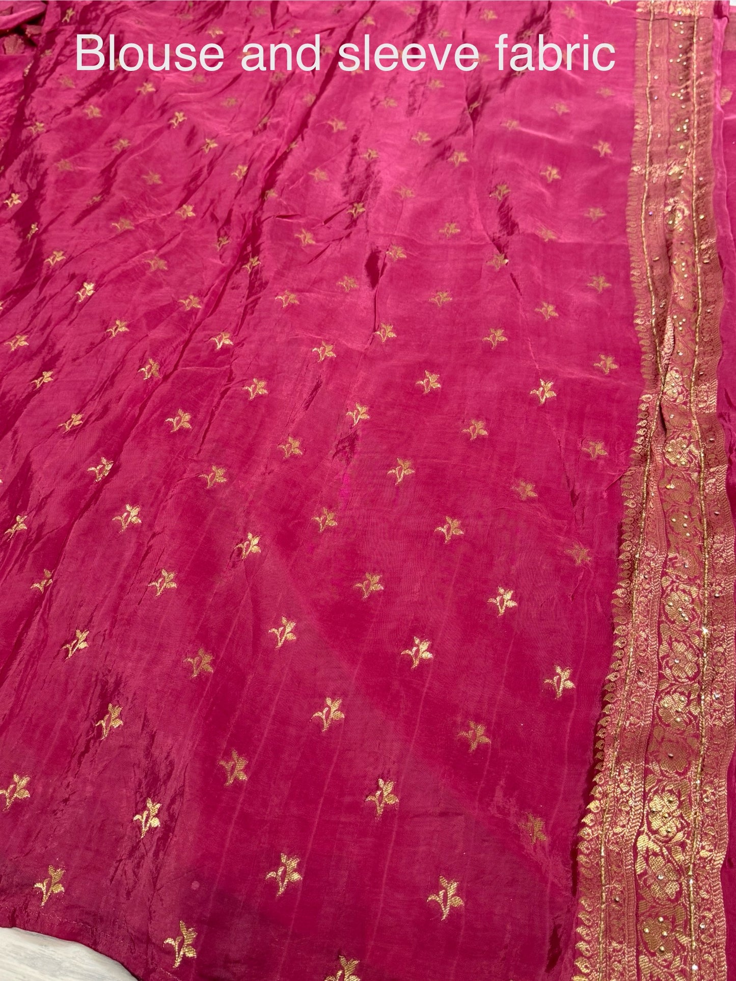 Rose Pink Banarasi Saree