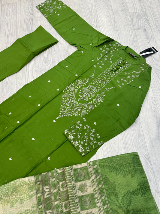 Khuda Baksh Green Suit