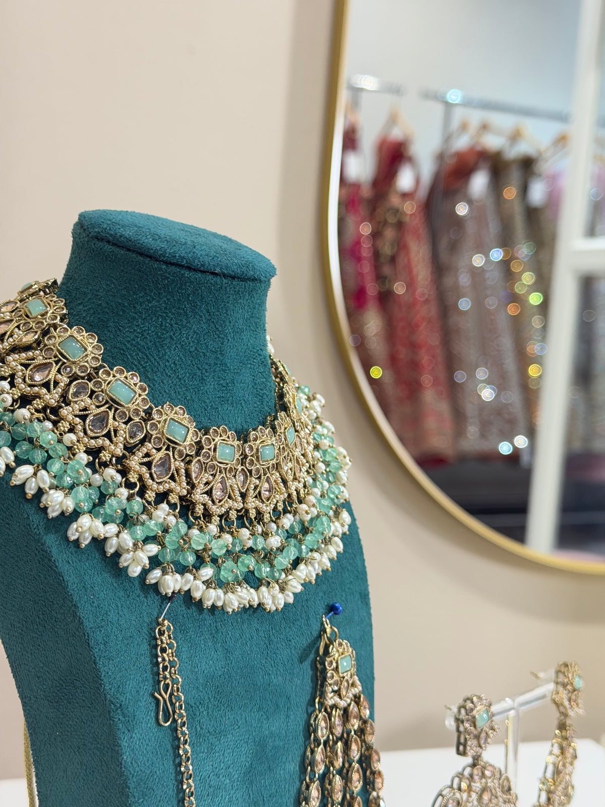 Sea Green Jewellery Set