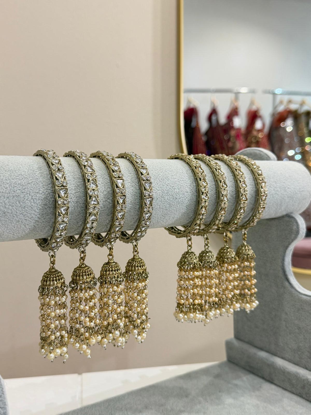 Jhumka bangles-(4er-Set)-J3