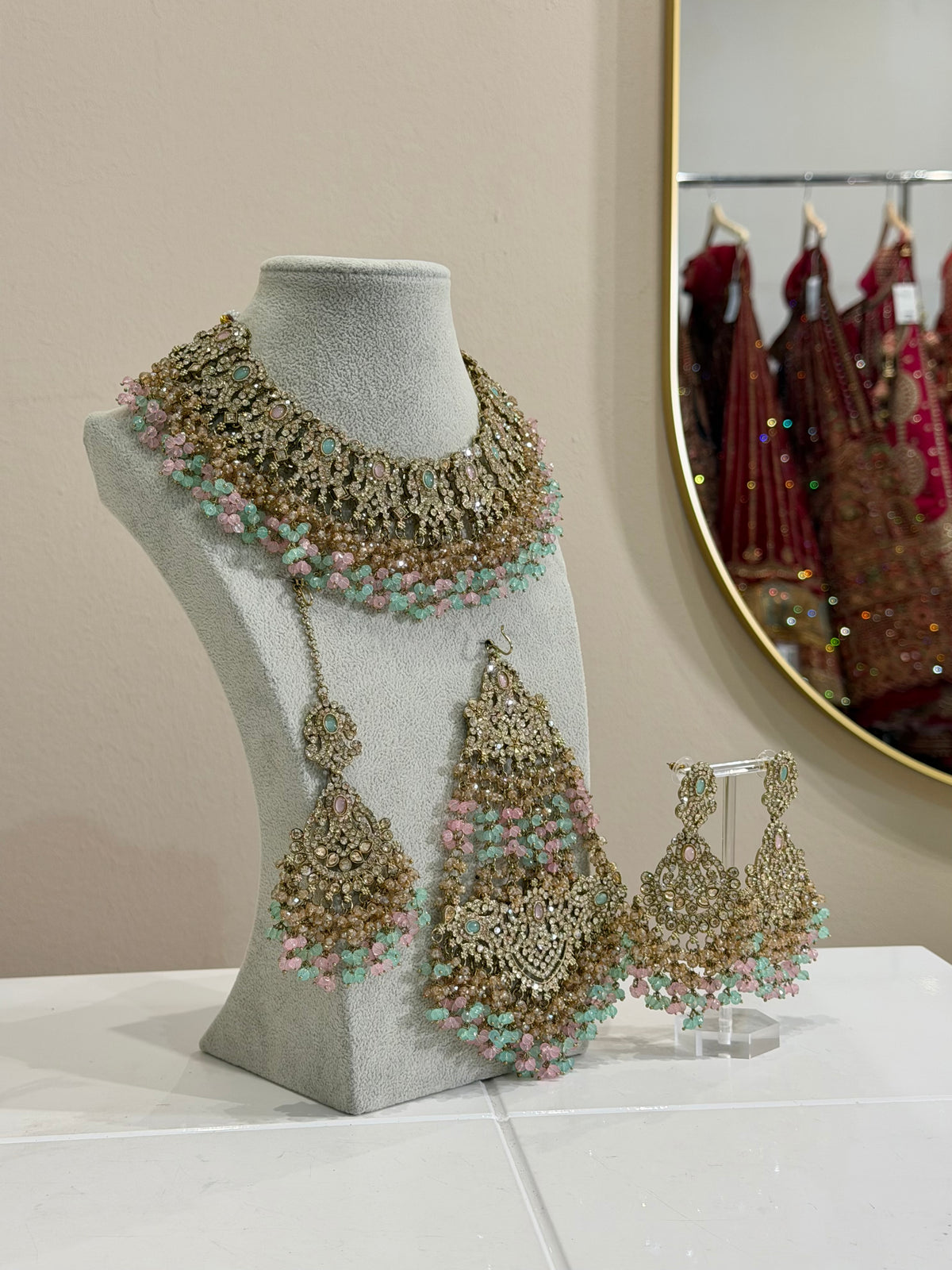 Rose Turquoise Jewellery Set
