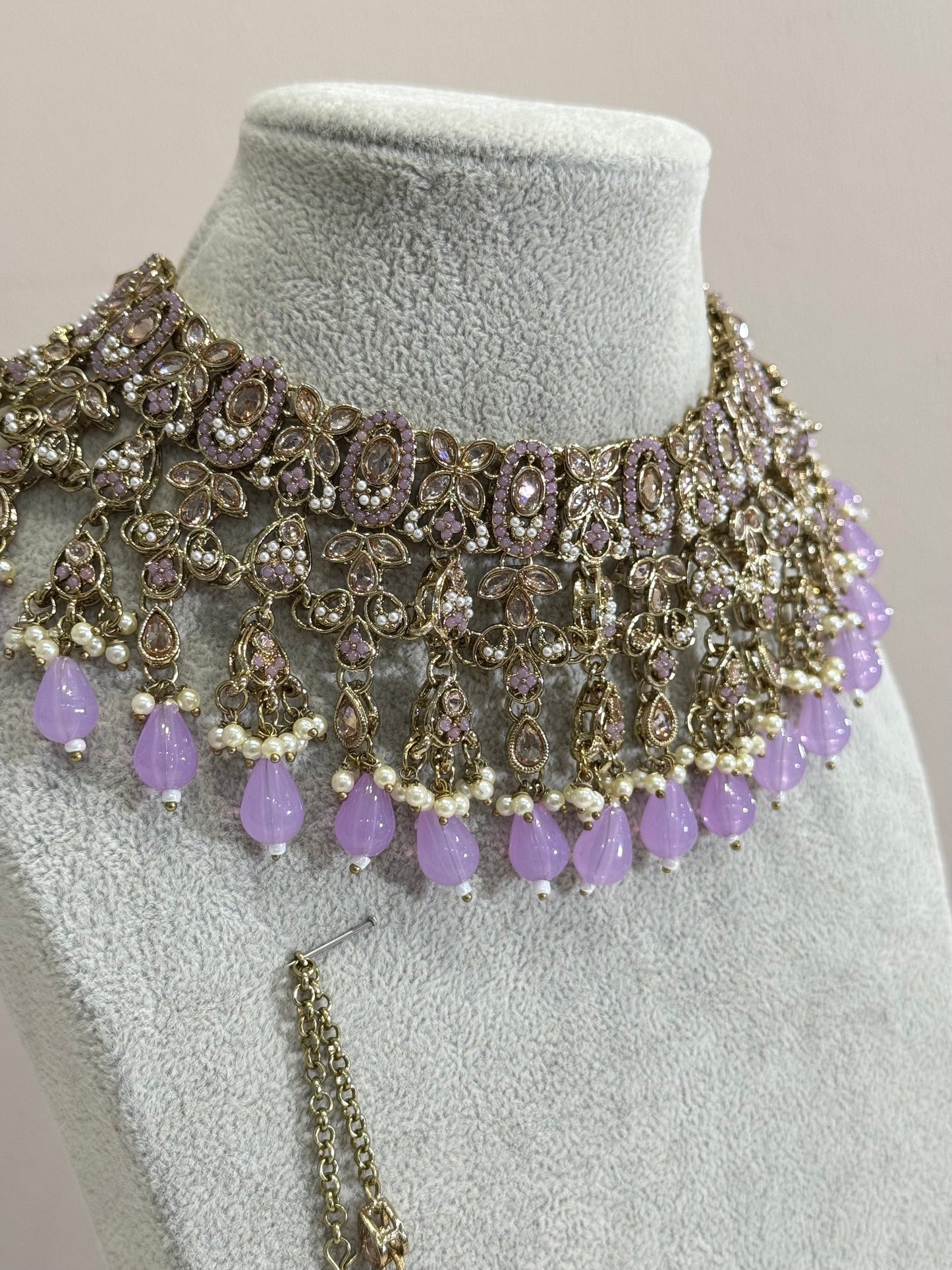 Lilac Jewellery Set