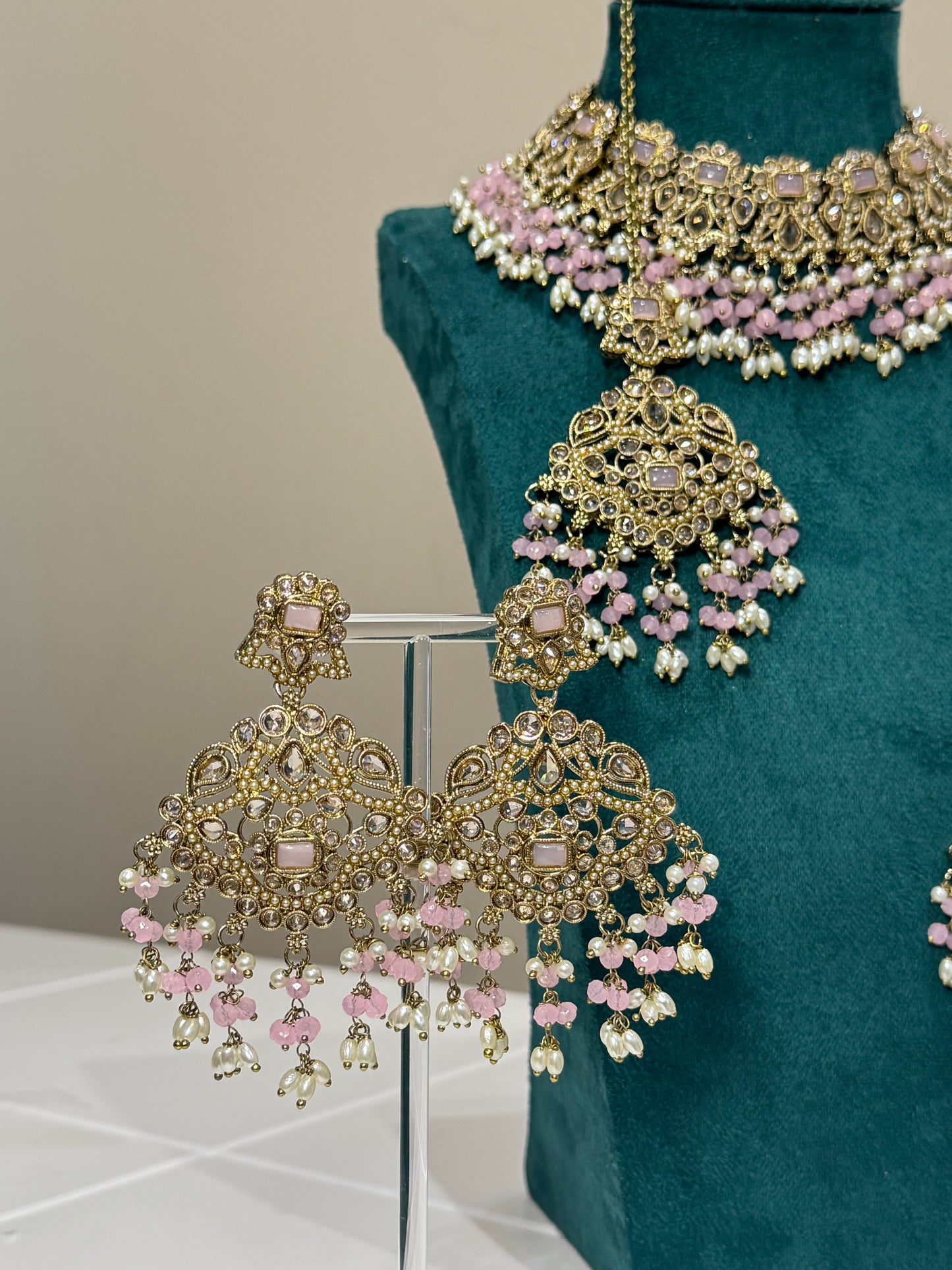 Pink Jewellery Set