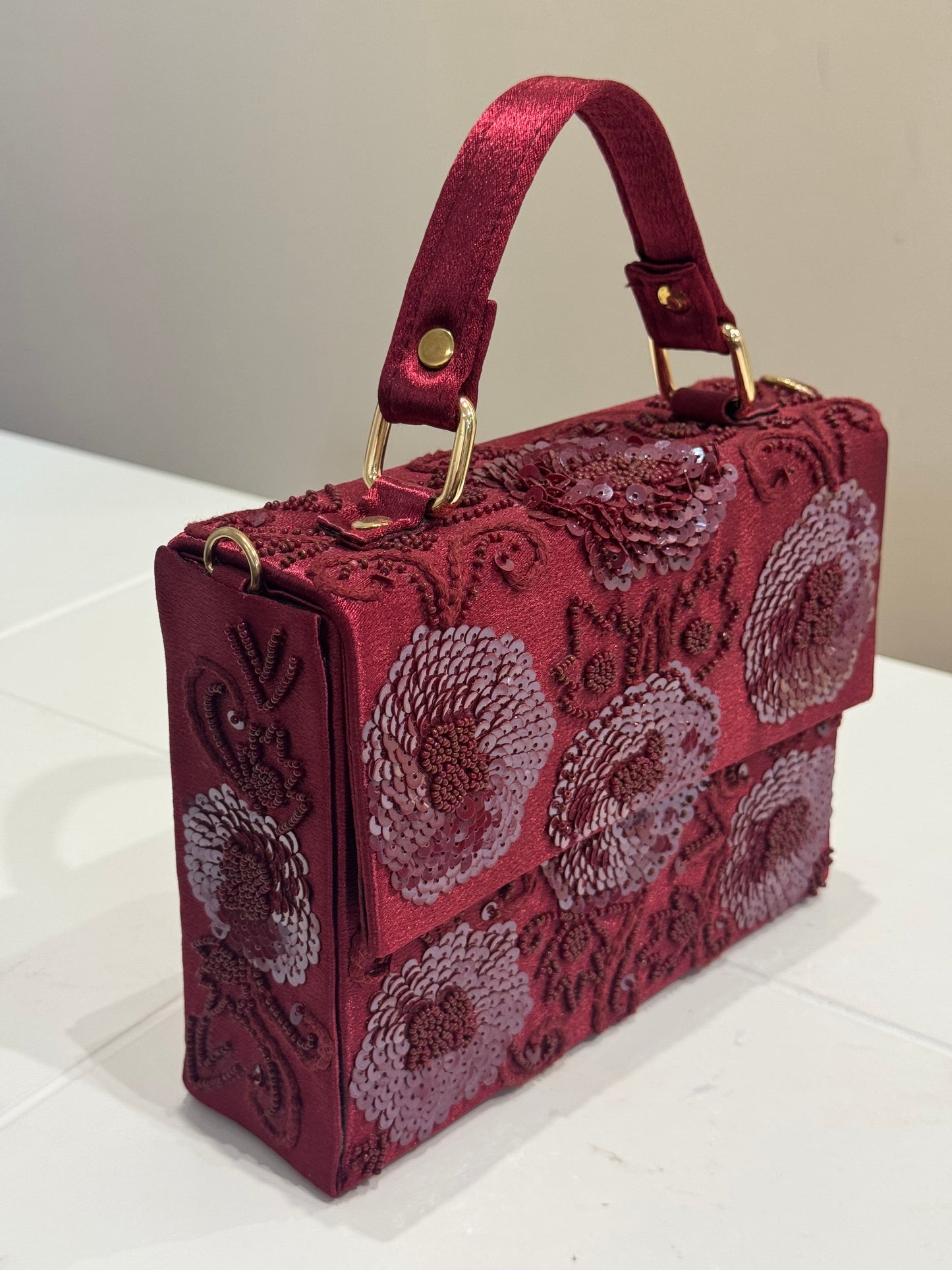 Red Velvet Bag