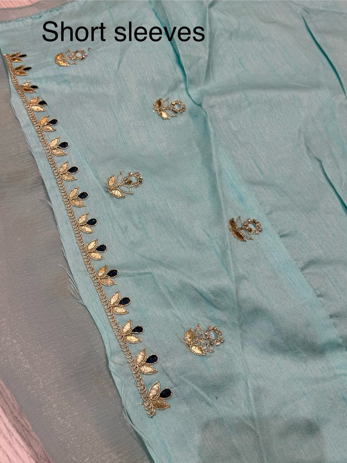 Baby Blue Saree