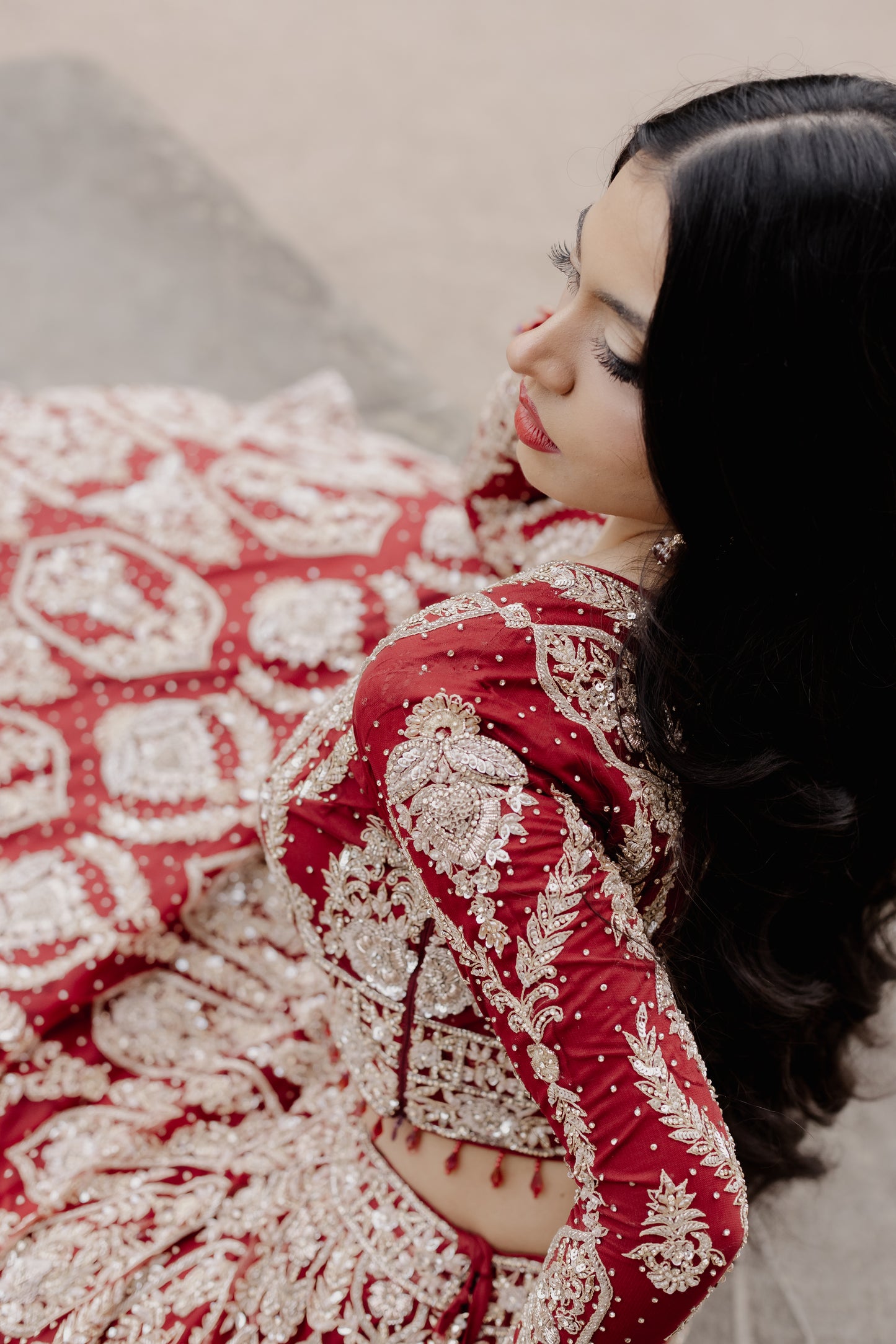 Red / Gold Bridal Lehenga