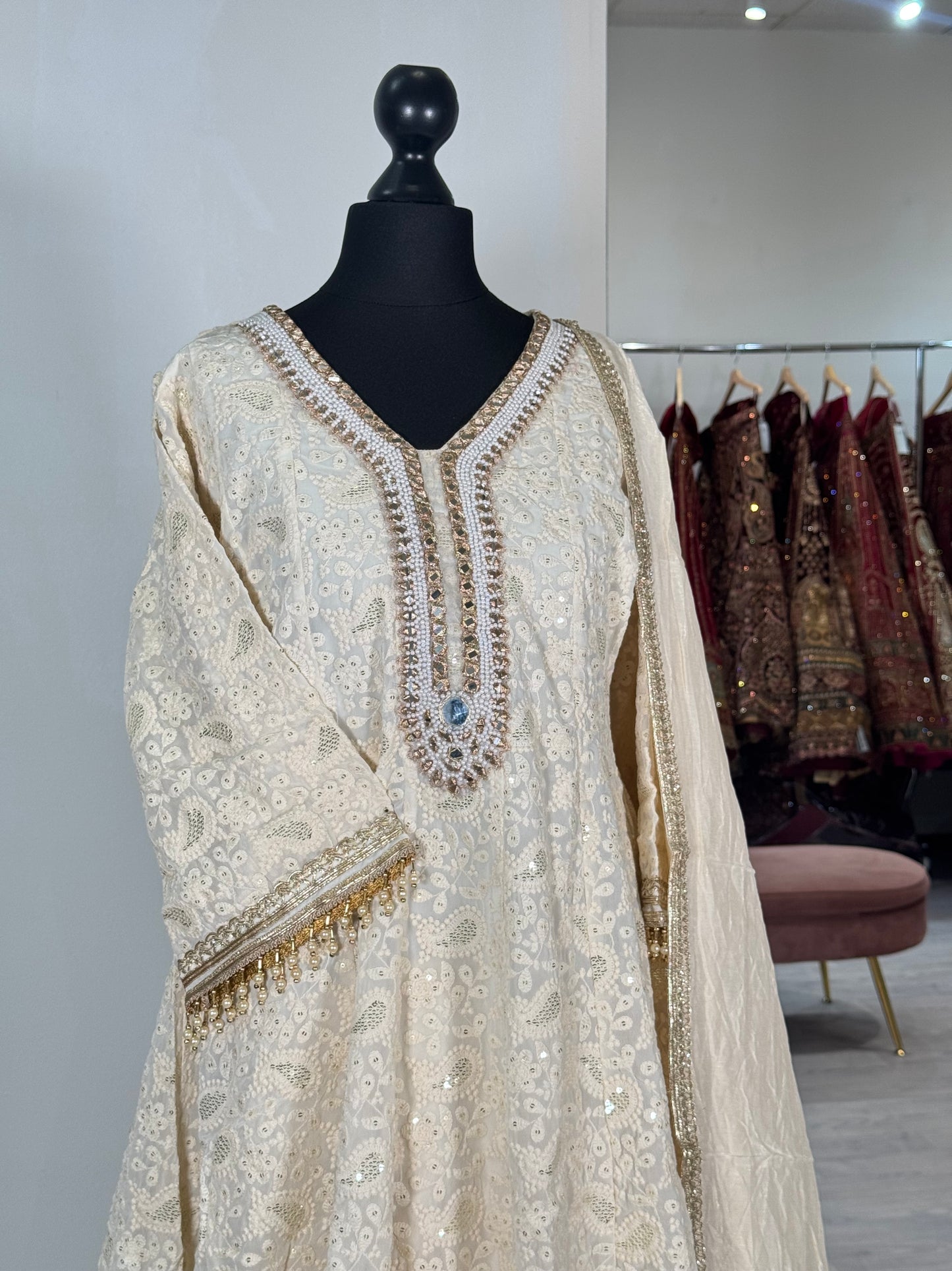 Chikankari Cotton Sharara 19