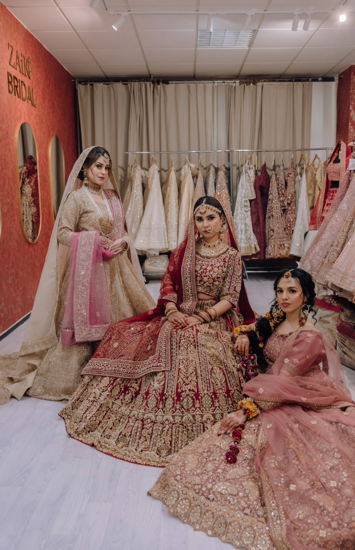 Floral Bridal Lehenga Choli