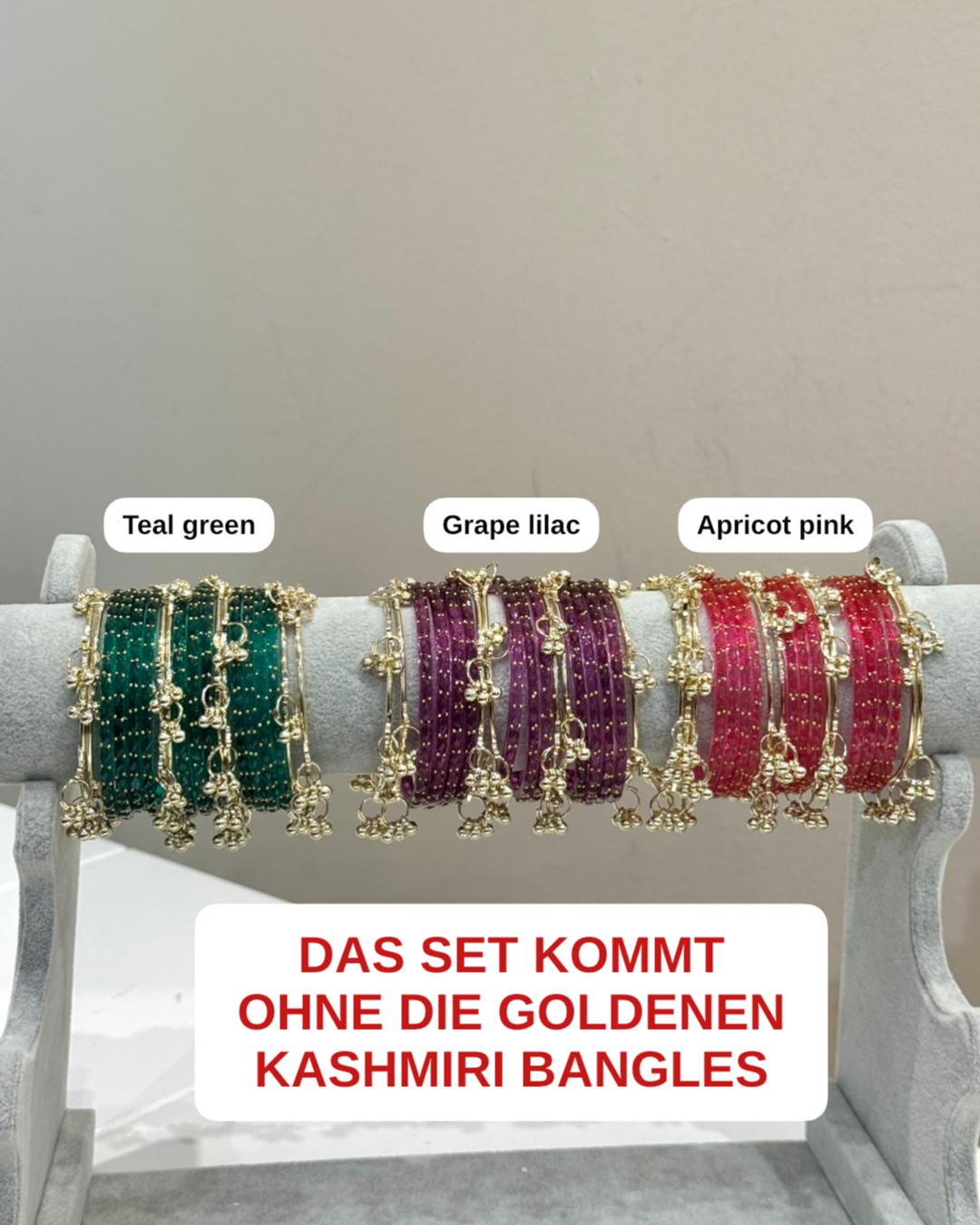 Glas Bangles Set (11-Teilig) Colourful