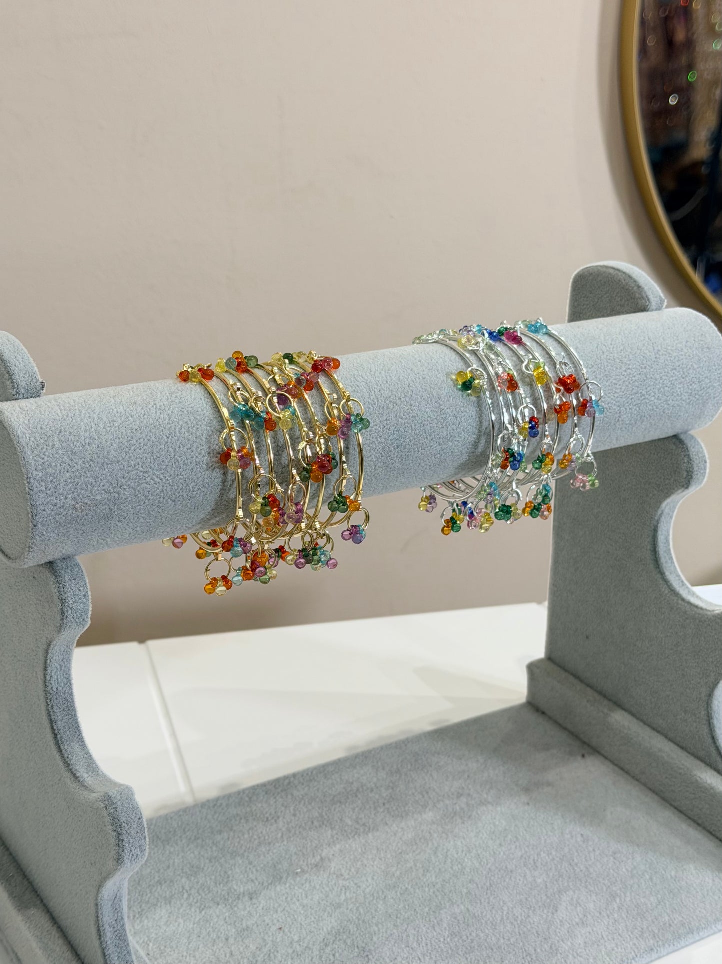 Multi Colour Kashmiri Bangles (8-Teilig)