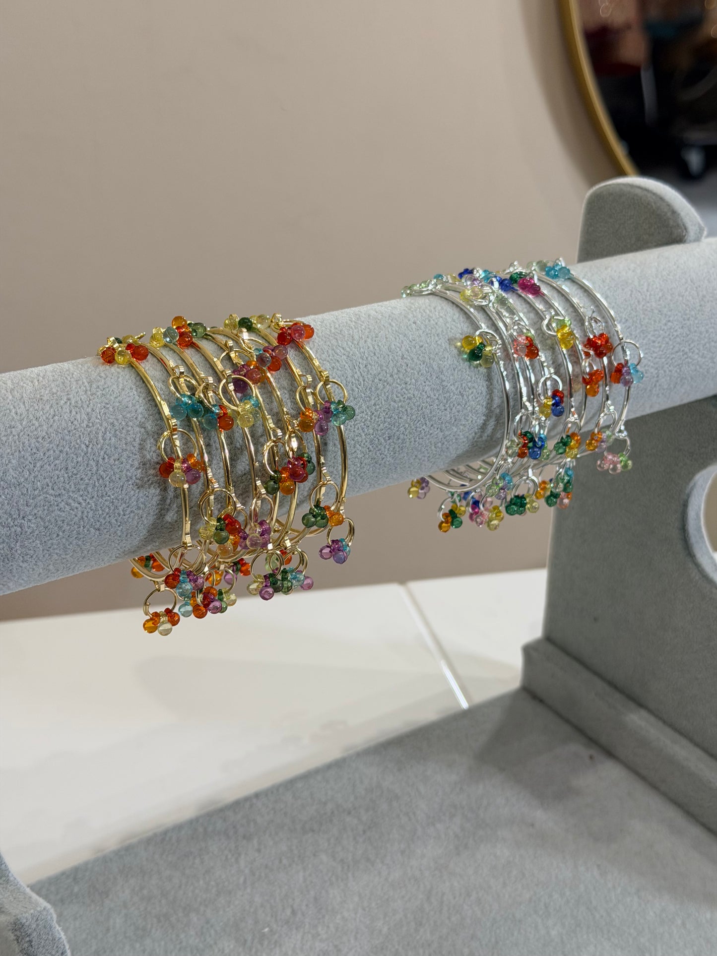 Multi Colour Kashmiri Bangles (8-Teilig)
