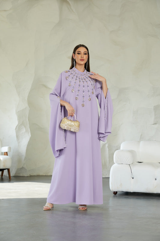 Lavender Kaftan + Strass