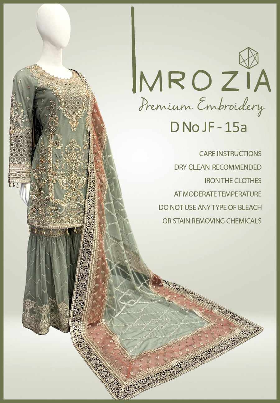 Imrozia Embroidered Net Collection - 15A