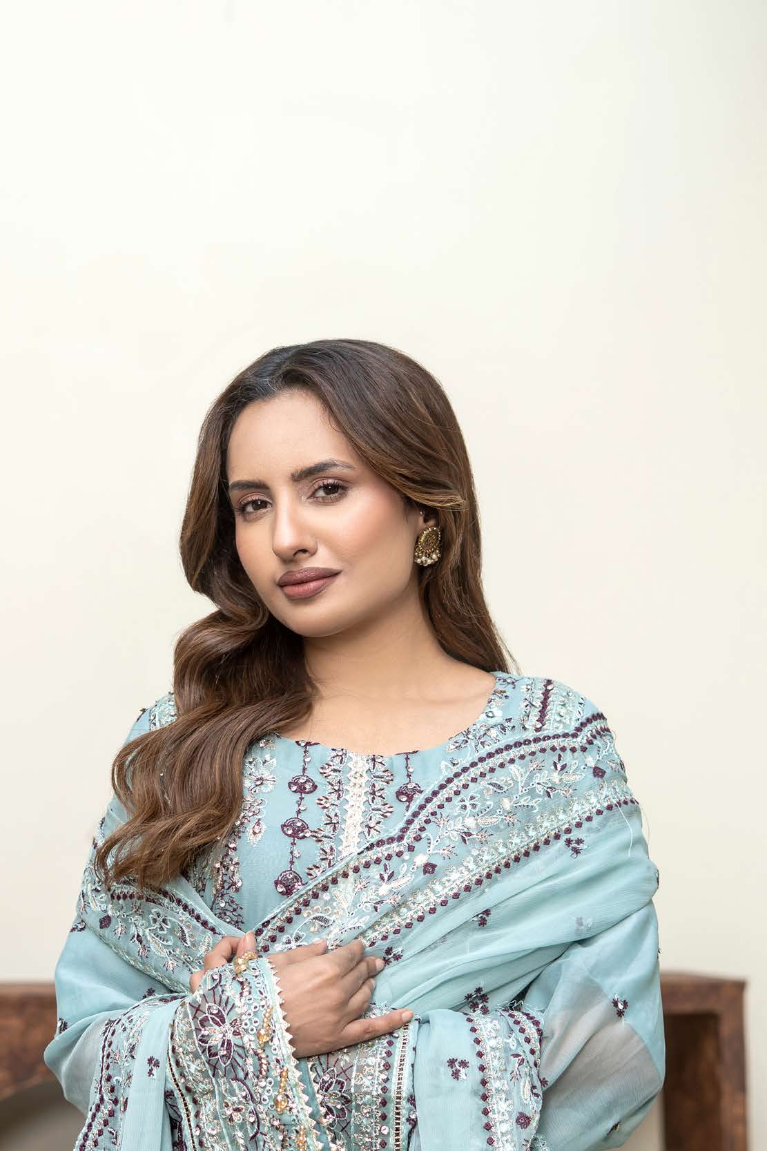 Chiffon Lux by RANGZ - Baby blue