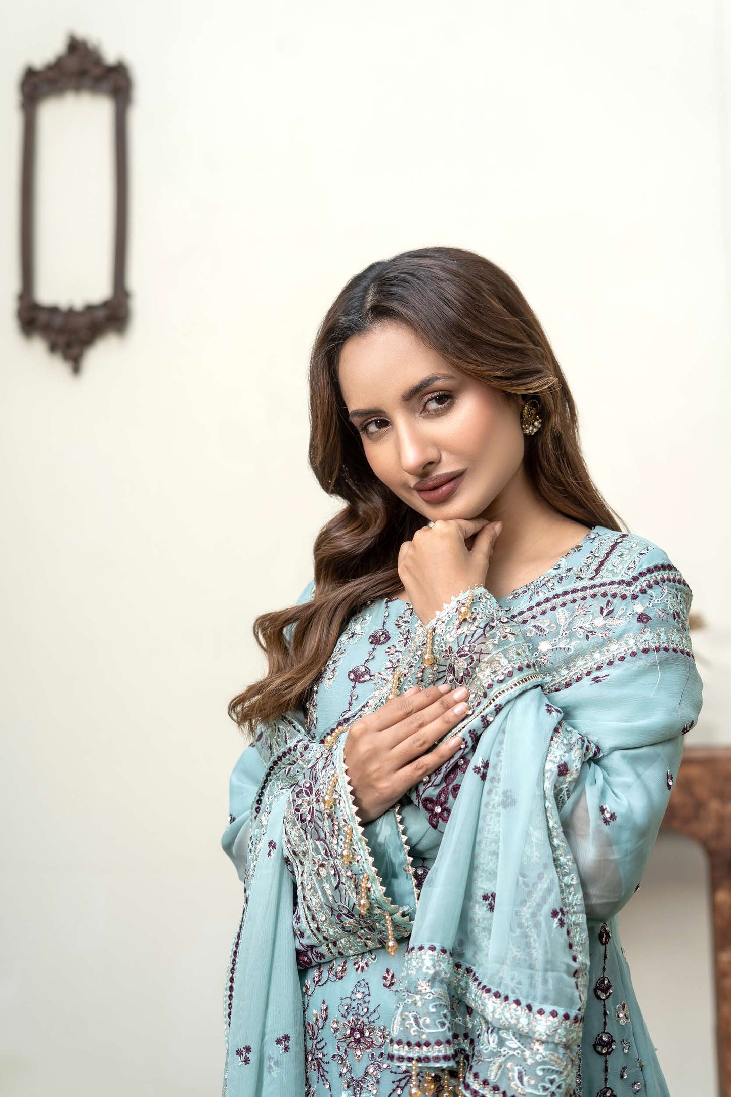 Chiffon Lux by RANGZ - Baby blue