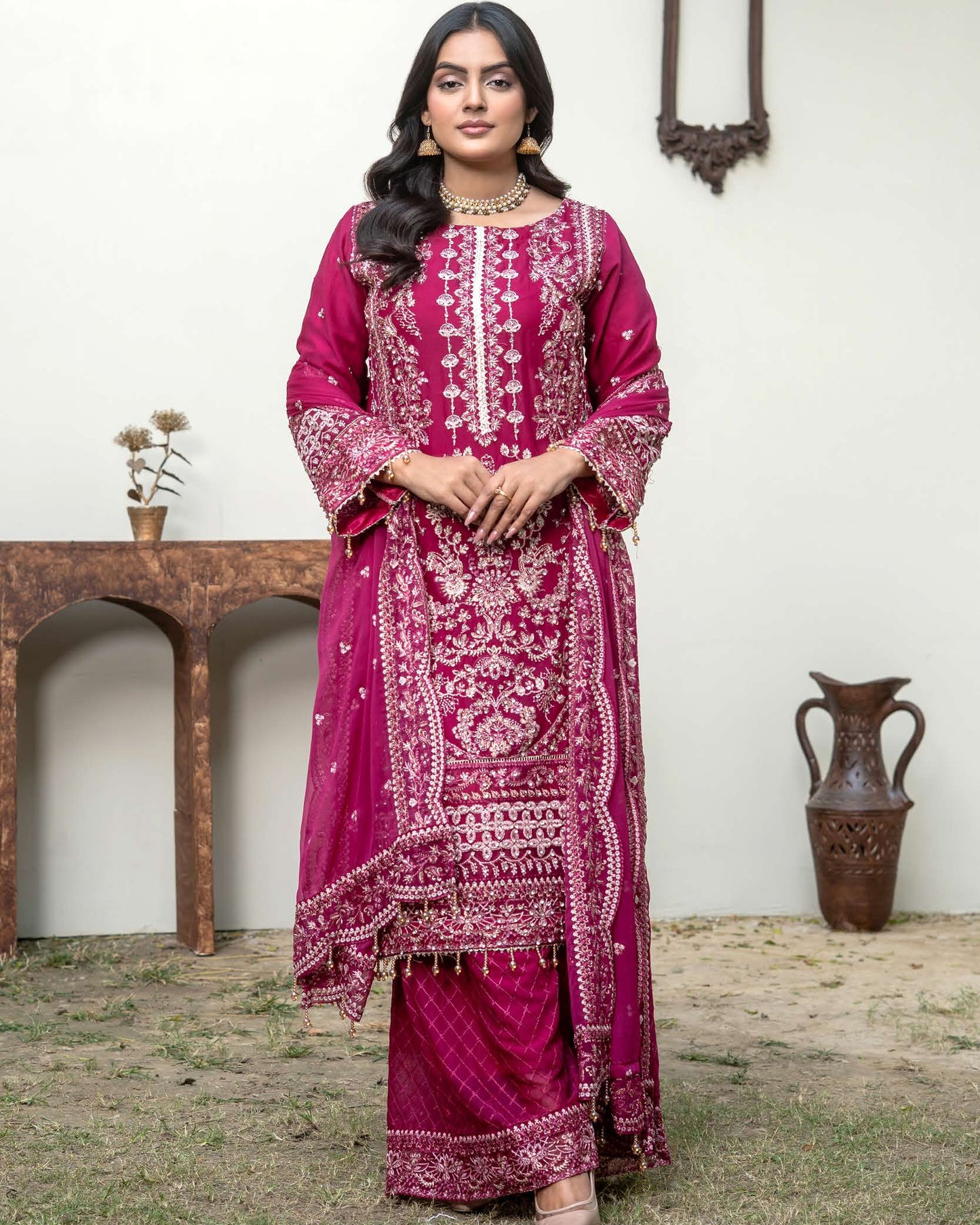 Chiffon Lux by RANGZ - Rani Pink