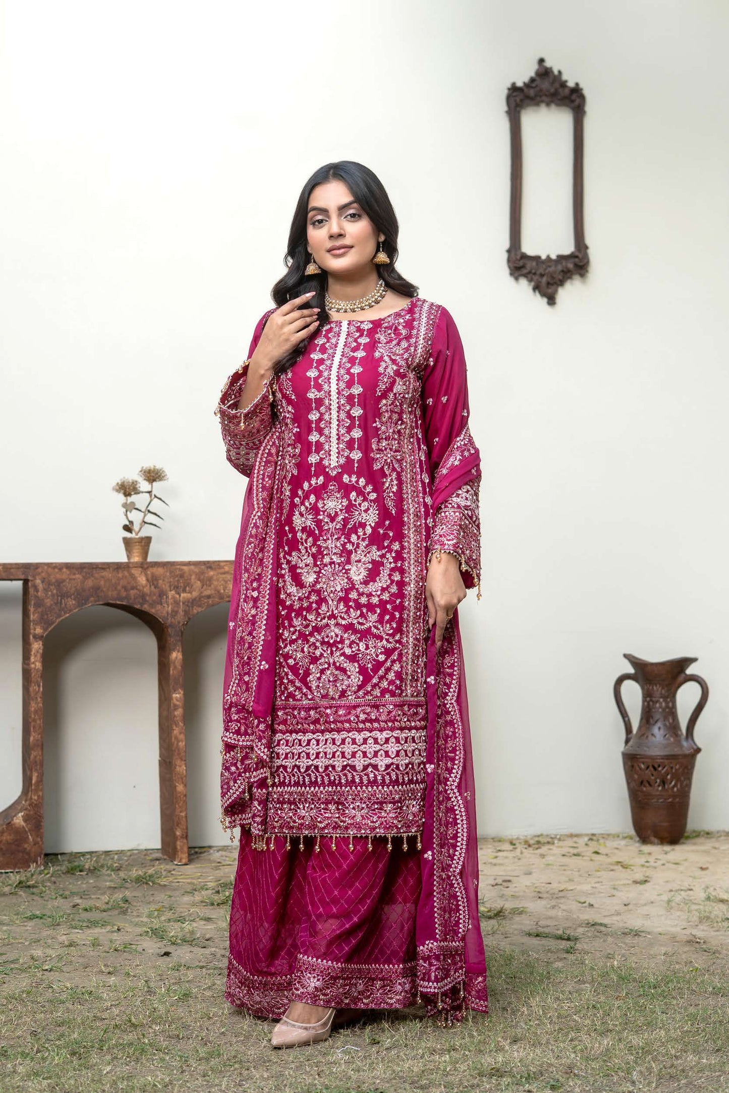 Chiffon Lux by RANGZ - Rani Pink