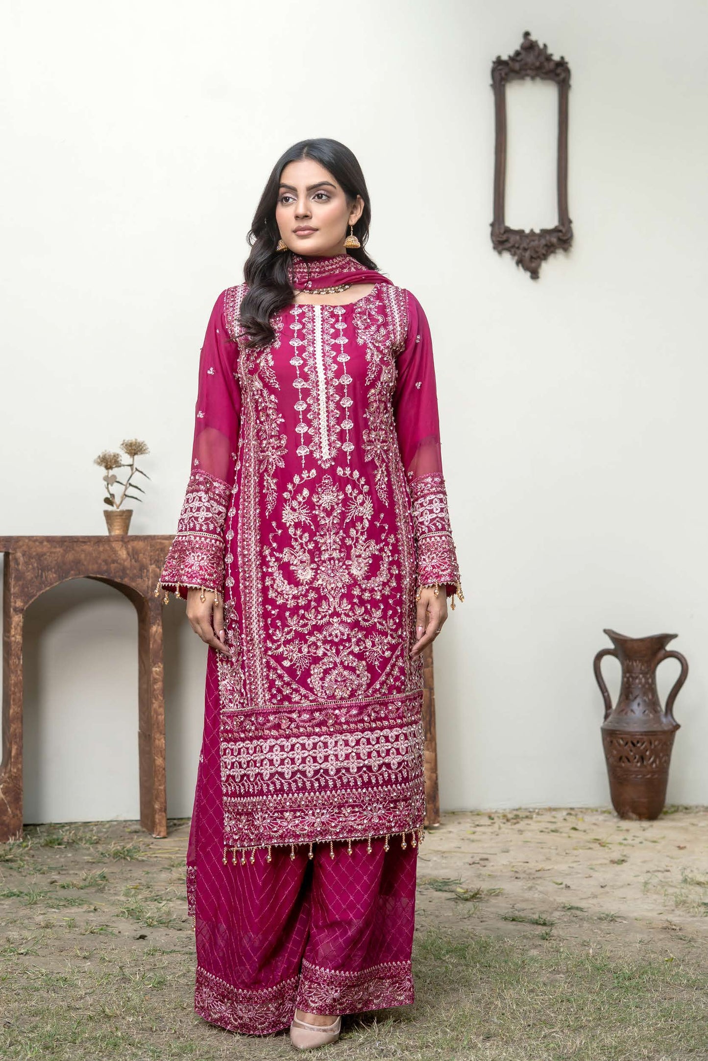 Chiffon Lux by RANGZ - Rani Pink