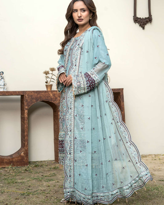 Chiffon Lux by RANGZ - Baby blue