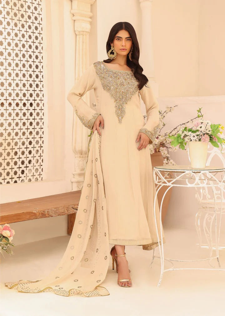 Gold Maxi Outfit by Sehrish B