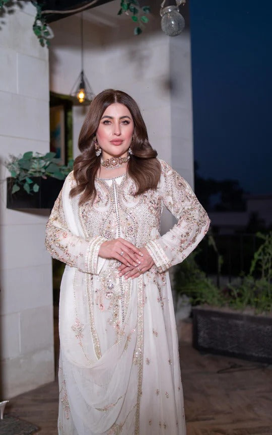 Chiffon Handwork Maxi