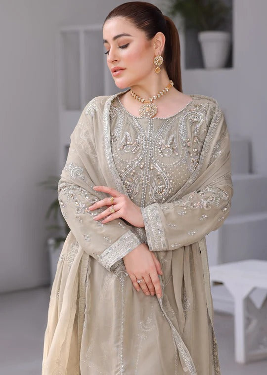 Chiffon Handwork Maxi