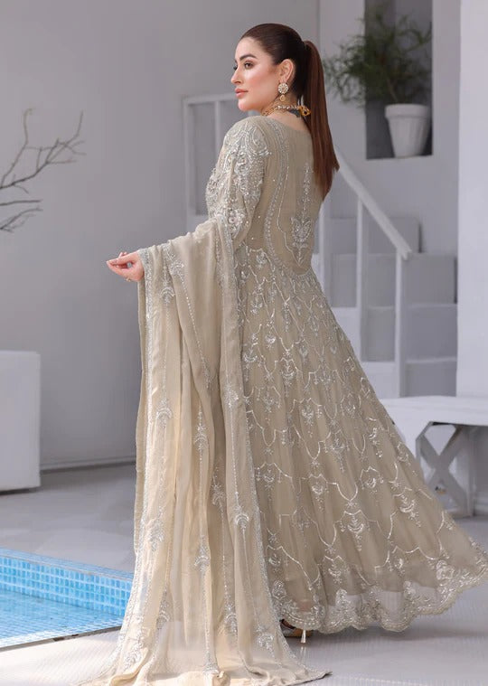 Chiffon Handwork Maxi