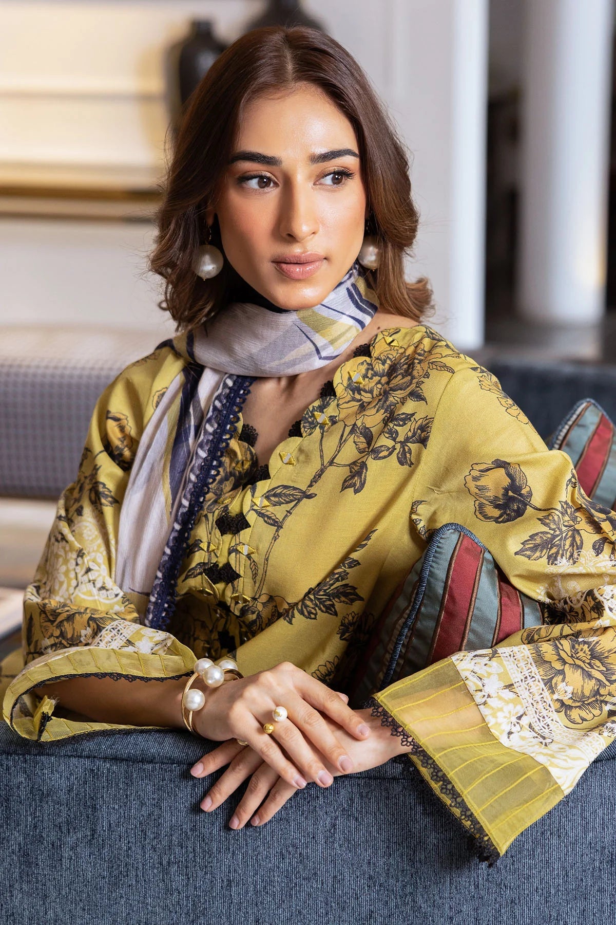 Nureh Signature prints Lawn  - 120