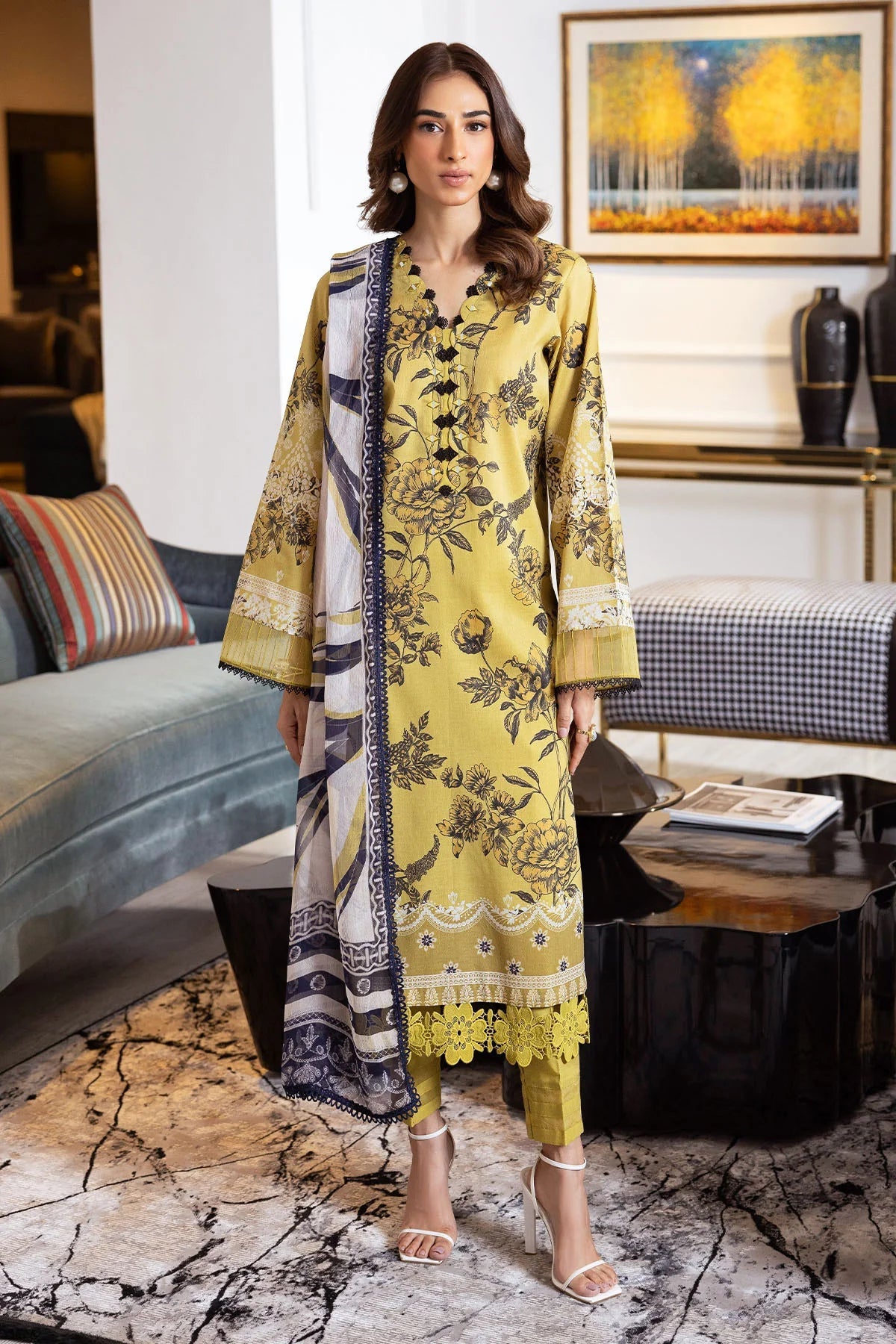 Nureh Signature prints Lawn  - 120