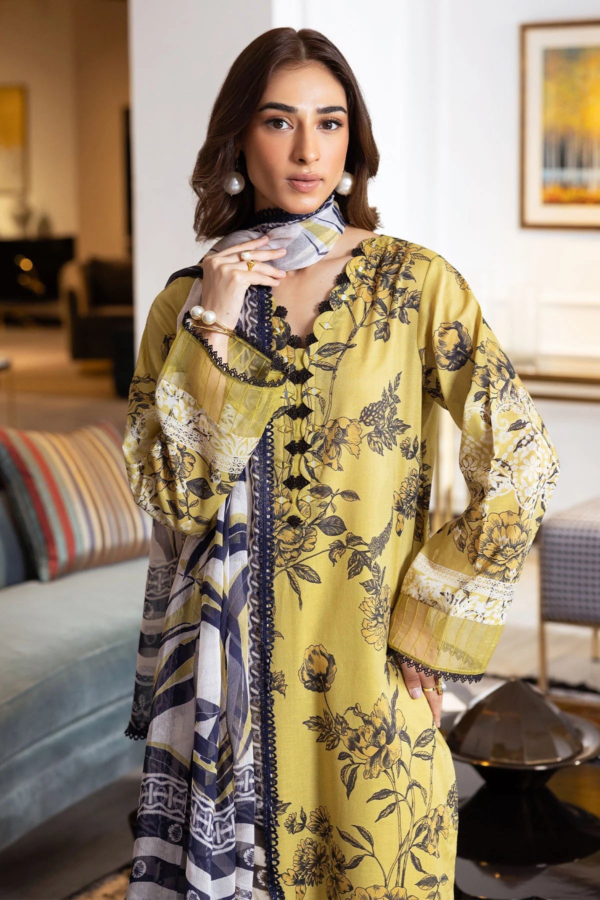 Nureh Signature prints Lawn  - 120